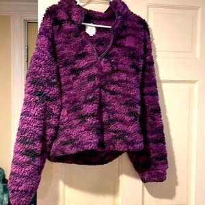 Ivory Ella sherpa quarter zip